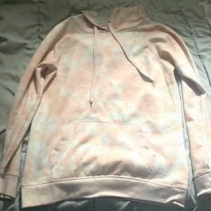 A tie dye hoodie bought from Ardenes a while back.